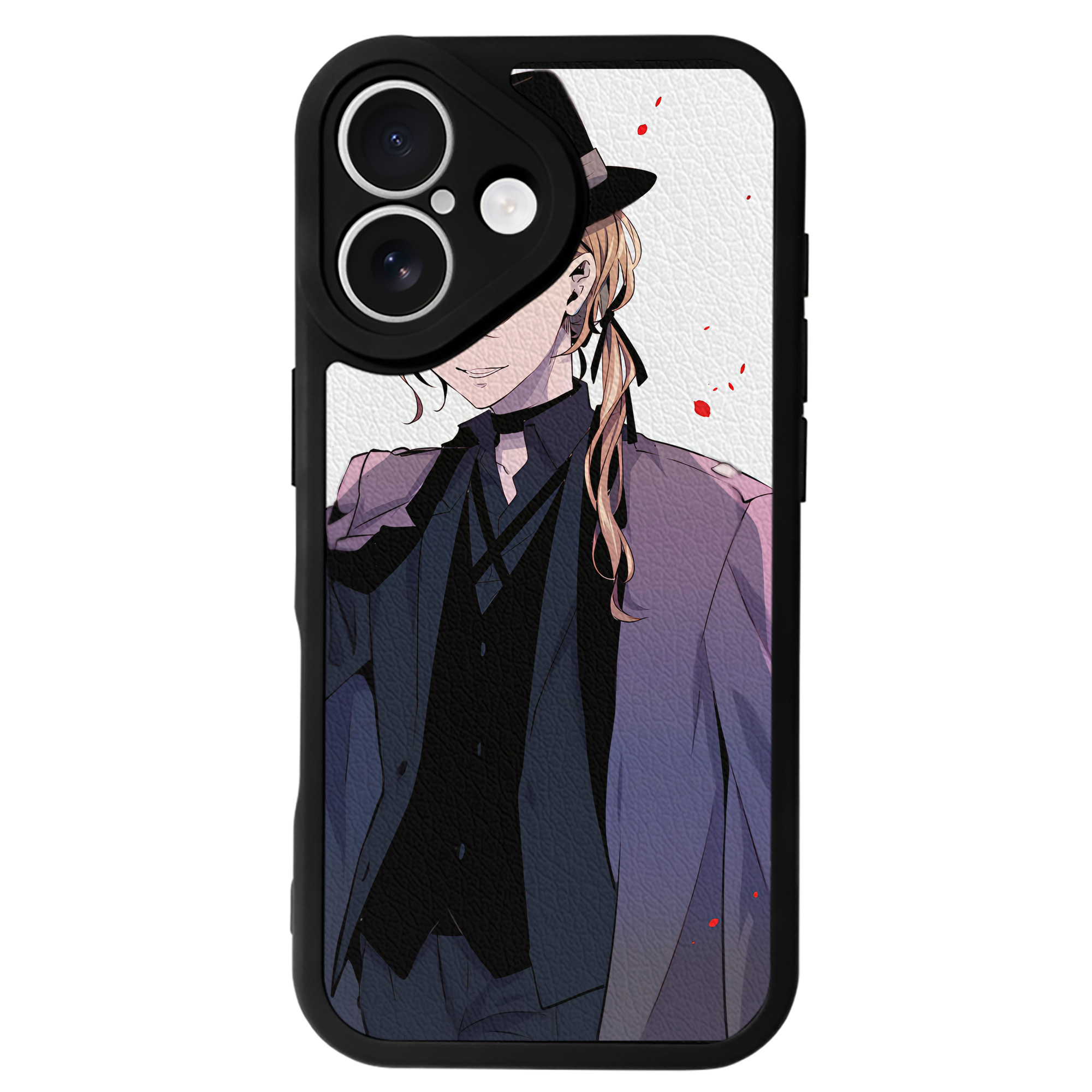 （画像用） 文豪ストレイドッグス Bungo Stray Dogs 【iPhone 16シリーズ対応】シリコンスマホケース（レザー調） 材質：シリコン